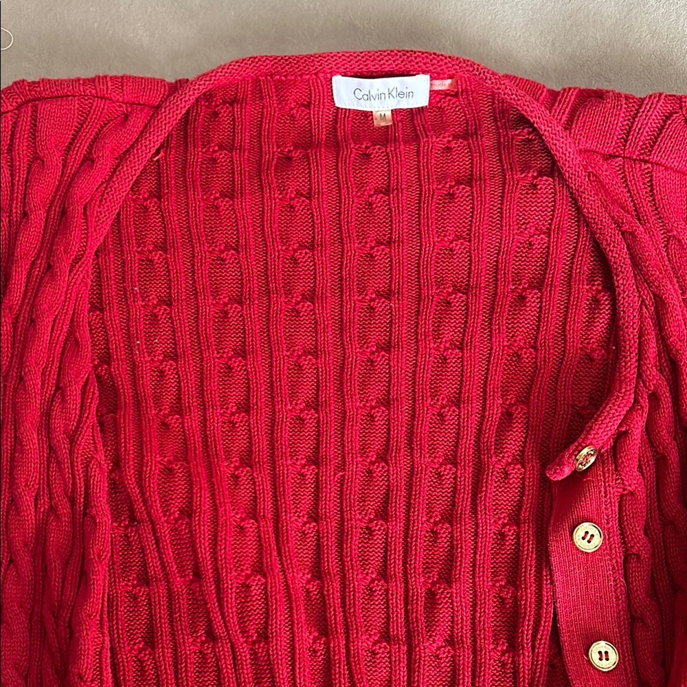 Calvin Klein Women's Red Sweater